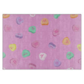 Valentijnsdag Snoep Hart Patroon Snijplank (Voorkant)