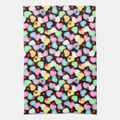 Valentijnsdag Snoep Hart Patroon Theedoek (Verticaal)