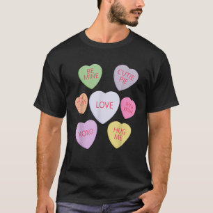 Valentijnsdag Snoep Hart Schattigee Kinder Kindere T-shirt