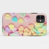 Valentijnsdag snoep, harten, dialoog Case-Mate iPhone case (Achterkant (horizontaal))