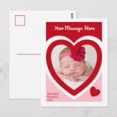 Valentijnsdag Snoep Harten doos Aangepaste foto Briefkaart (Voorkant / Achterkant)