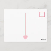 Valentijnsdag Snoep Harten doos Aangepaste foto Briefkaart (Achterkant)