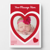 Valentijnsdag Snoep Harten doos Aangepaste foto Fotoplaat (voorkant)