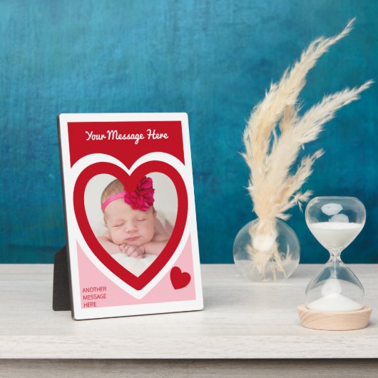 Valentijnsdag Snoep Harten doos Aangepaste foto Fotoplaat (Zijkant)