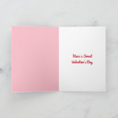 Valentijnsdag Snoep Harten doos Aangepaste foto Kaart (Binnen)