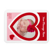 Valentijnsdag Snoep Harten doos Aangepaste foto Magneet (Horizontaal)