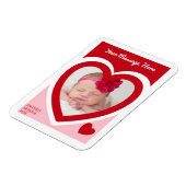 Valentijnsdag Snoep Harten doos Aangepaste foto Magneet (Linkerzijde)