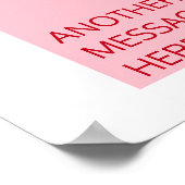 Valentijnsdag Snoep Harten doos Aangepaste foto Poster (Hoek)