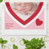 Valentijnsdag Snoep Harten doos Aangepaste foto Theedoek (Gevouwen)