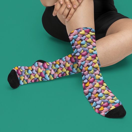 Valentijnsdag Snoep Harten Sokken