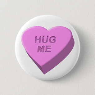 Valentijnsdag Snoep Hug me Button