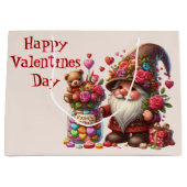 Valentijnsdag Snoep Kabouter Groot Cadeauzakje (Voorkant)