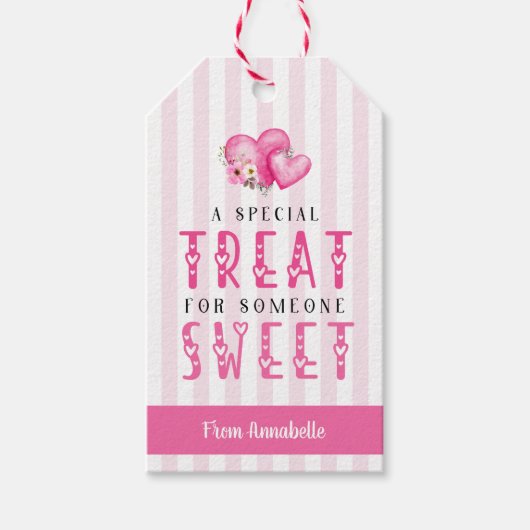 Valentijnsdag snoep klaslokaal voorkeur cadeau lab cadeaulabel (Voorkant)