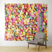 Valentijnsdag Snoephartjes | Foto Achtergrond Wandkleed (In Situ (horizontaal))