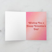 Valentijnsdag Snowman Wenskaart Feestdagen Kaart (Binnen)