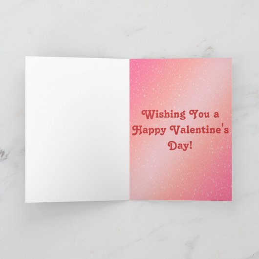 Valentijnsdag Snowman Wenskaart Feestdagen Kaart (Binnen)