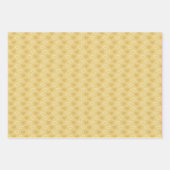 Valentijnsdag Soft Gold White Hearts Baby shower Inpakpapier Vel (Voorkant 2)