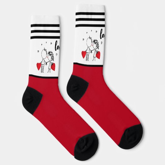Valentijnsdag Sokken (Rechts)