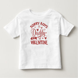 Valentijnsdag, sorry jongens papa is mijn Valentij Kinder Shirts