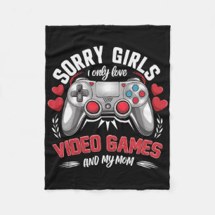 Valentijnsdag Sorry Meisjes Ik Hou Alleen Van Vide Fleece Deken