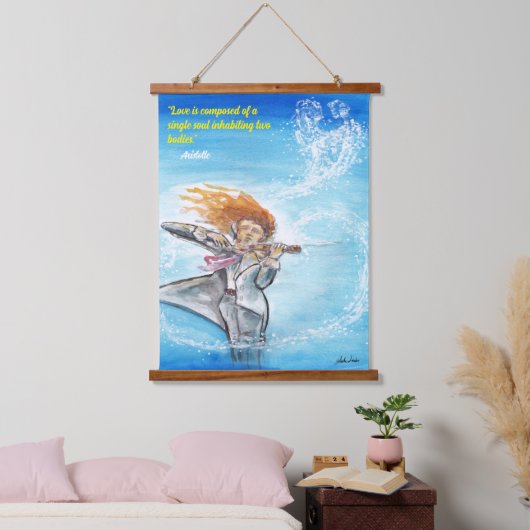 Valentijnsdag Souls Mooie quote Hangend Wandkleed (Slaapkamer)