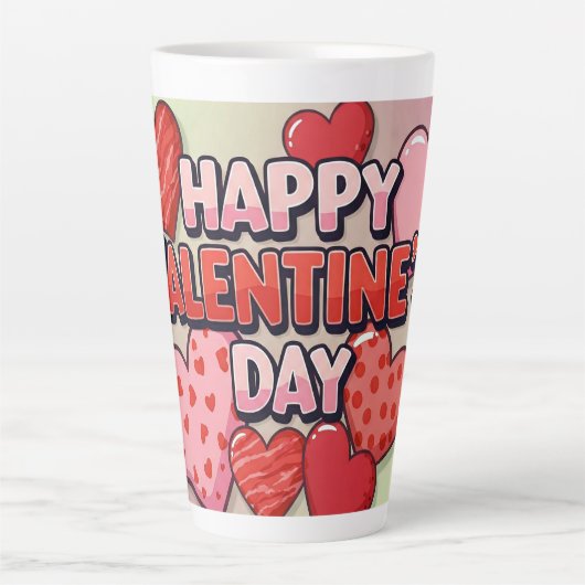 VALENTIJNSDAG SPECIAAL LATTE MOK (Voorkant)