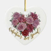 Valentijnsdag speciaal voor jou. keramisch ornament (Achterkant)