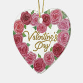Valentijnsdag speciaal voor jou. keramisch ornament (Links)