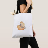 Valentijnsdag speciale capibara-editie tote bag (Dichtbij)