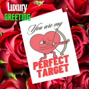 Valentijnsdag Speciale Hart Met Pijl Ontwerp Feestdagen Kaart