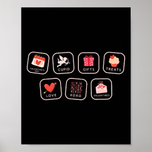 Valentijnsdag Sped Leraar Aac Pcs Symbool Gedrag S Poster