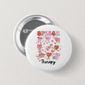 Valentijnsdag Speech Therapy Slpa SlpV Ronde Button 5,7 Cm (Voorkant /achterkant)