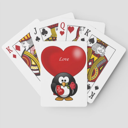 Valentijnsdag Speelkaarten Deck (Achterkant)
