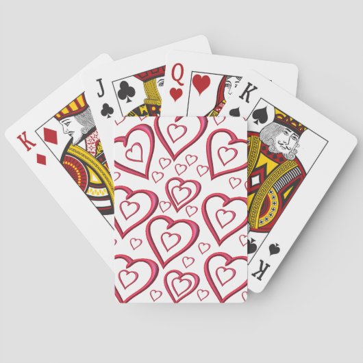 Valentijnsdag Speelkaarten Deck (Achterkant)