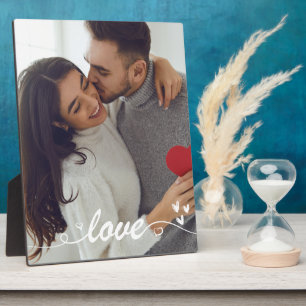 Valentijnsdag stel Foto liefde harten Fotoplaat