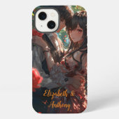 Valentijnsdag stel iPhone hoesje (Achterkant)