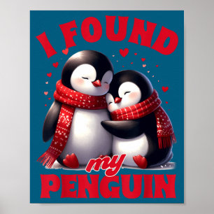 Valentijnsdag stel vrouw & echtgenoot ik vond mijn poster