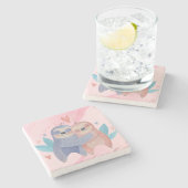 Valentijnsdag Stenen Onderzetter (Zijkant)