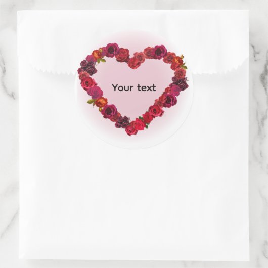 Valentijnsdag sticker (Tas)
