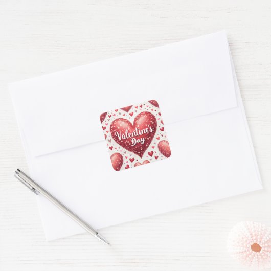 Valentijnsdag sticker (Envelop)