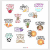 VALENTIJNSDAG STICKER SET #1 (Vel)