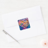 Valentijnsdag Stickers | Schattig, Romantisch (Envelop)