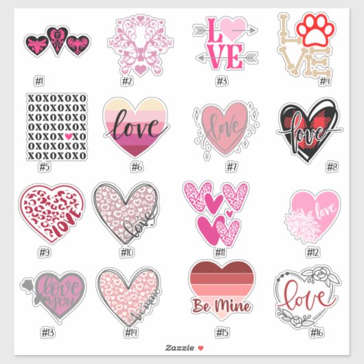 VALENTIJNSDAG STICKERS -Titel pagina-1-16 (Vel)