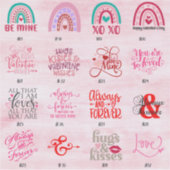 VALENTIJNSDAG STICKERS -titelpagina- (Voorkant)