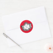 Valentijnsdag Stinks Ronde Sticker (Envelop)