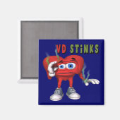 Valentijnsdag stinkt magneet (Voorkant / Achterkant)