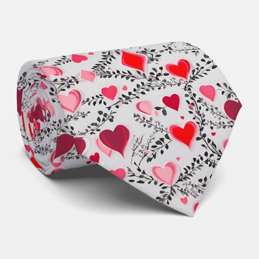 Valentijnsdag Stropdas (Opgerold)