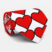 Valentijnsdag stropdas (Opgerold)