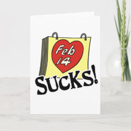 Valentijnsdag Sucks Feestdagen Kaart