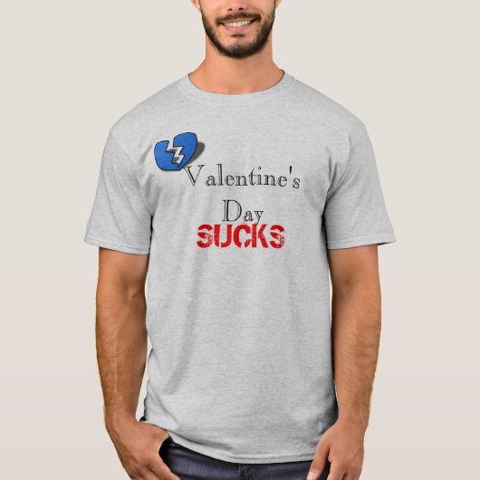 Valentijnsdag, SUCKS T-shirt (Voorkant)